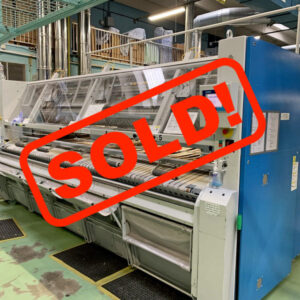 Complete Jensen EX ironer line | 3 rolls x 800 x 4.000 mm